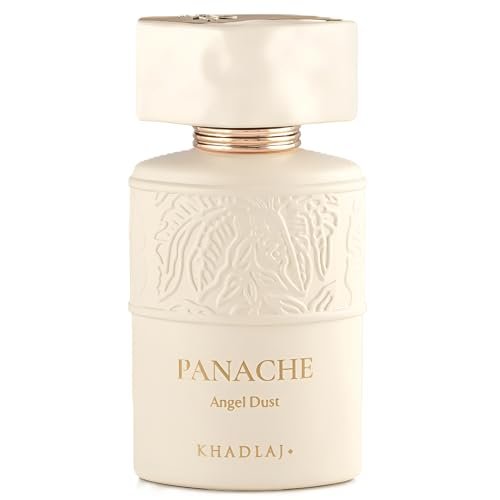 Khadlaj Panache Angel Dust – Sweet, Fruity, Creamy, Musky Extrait de Parfum – Long-Lasting Women's Fragrance, 3.4 oz / 100ml Avelisse