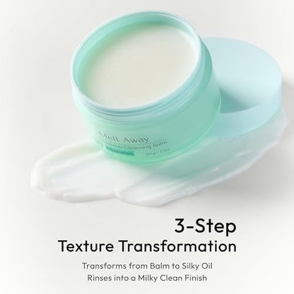 BioSimply Makeup Cleansing Balm - Hydrating Makeup Remover with Hyaluronic Acid & Ceramide NP, Melts Waterproof Makeup & Sunscreen, for All Skin Types, 3.5 oz Avelisse
