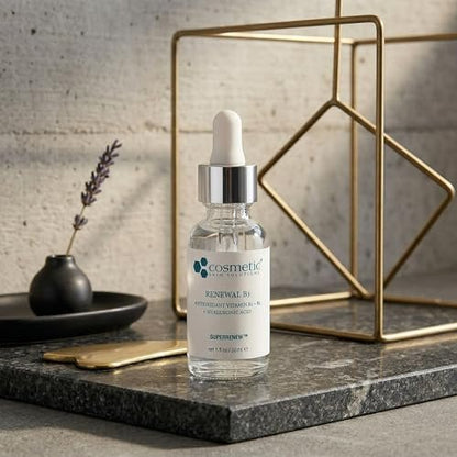 Renewal B3 Serum – 5% Niacinamide with Hyaluronic Acid & Vitamin B5 – Hydrating Face Serum for Dry & Dehydrated Skin – Improves Fine Lines, Uneven Tone & Enlarged Pores – 1 Fl Oz