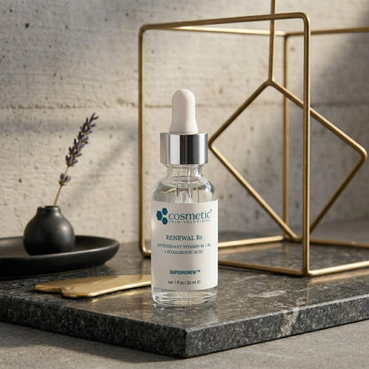 Renewal B3 Serum – 5% Niacinamide with Hyaluronic Acid & Vitamin B5 – Hydrating Face Serum for Dry & Dehydrated Skin – Improves Fine Lines, Uneven Tone & Enlarged Pores – 1 Fl Oz