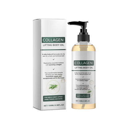 Krajiyya Collagen Magic Body Oil – Firming, Moisturizing & Anti-Aging Silk Body Oil for Women & Men, Lightweight Non-Greasy, 3.38 fl oz Avelisse