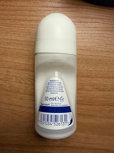 NIVEA Aclarado Tono Natural Efecto Satin Roll-On Deodorant 50ml – 72H Odor Protection & Smooth Underarm Care with Avocado Oil & Vitamin C Avelisse