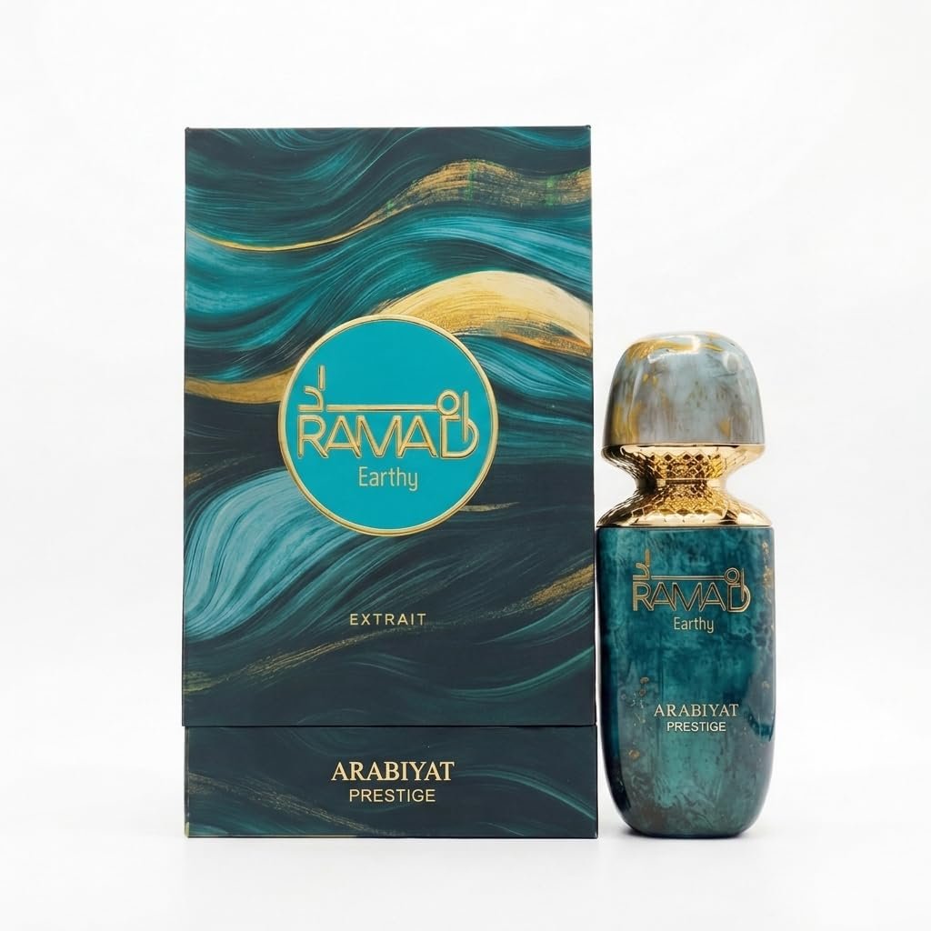 ARABIYAT PRESTIGE Ramad Earthy Extrait De Parfum (100ml) – Unisex Luxury Long Lasting Fragrance with Honey, Mango, Cappuccino & Smoky Patchouli Avelisse