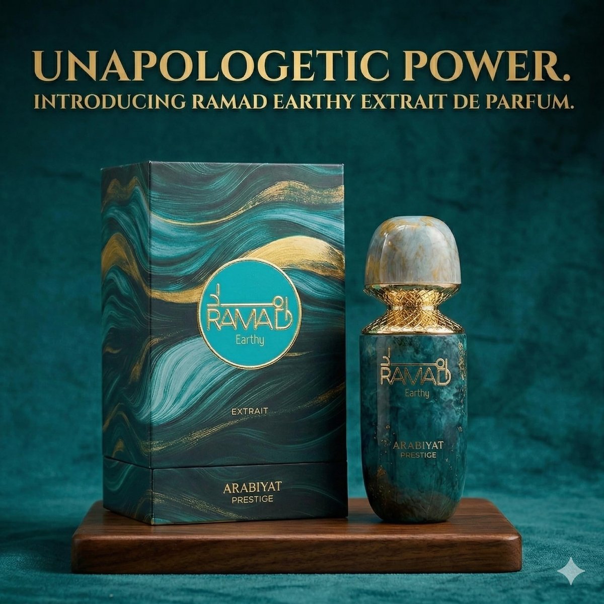 ARABIYAT PRESTIGE Ramad Earthy Extrait De Parfum (100ml) – Unisex Luxury Long Lasting Fragrance with Honey, Mango, Cappuccino & Smoky Patchouli Avelisse