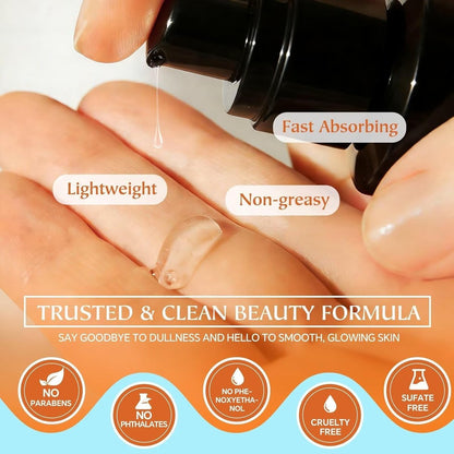 Vitamin C Serum for Face - CE Ferulic Acid Facial Serum for Dark Spots, Uneven Tone & Fine Lines – Paraben-Free – 30ml Brightening & Hydrating Serum