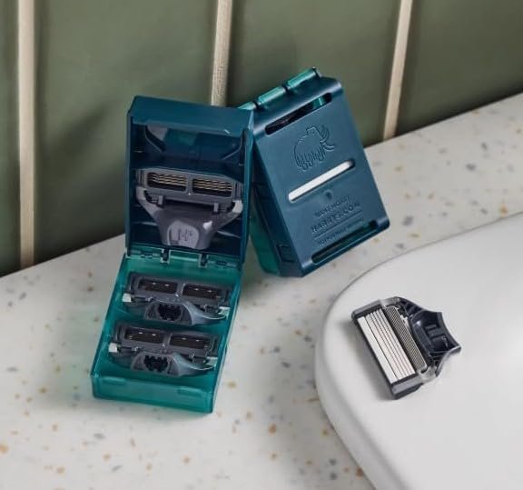 Premium 5-Blade Razor Refills for Men – 8 Count Cartridges, Close & Comfortable Shave, Compatible with Harry Razor Avelisse