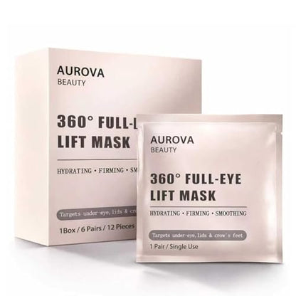 IaramI Aurova Beauty Eye Mask with Bio-Collagen Peptide Complex & Vitamin C – 12 Pieces