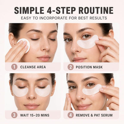 IaramI Aurova Beauty Eye Mask with Bio-Collagen Peptide Complex & Vitamin C – 12 Pieces