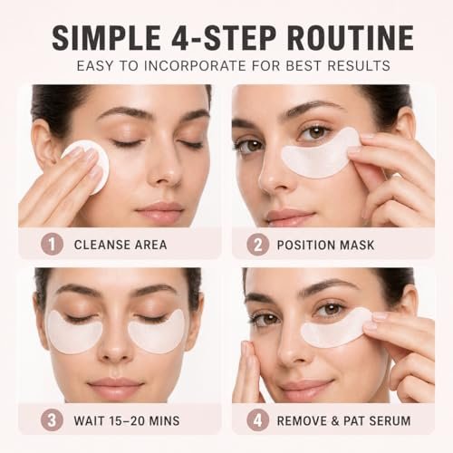 IaramI Aurova Beauty Eye Mask with Bio-Collagen Peptide Complex & Vitamin C – 12 Pieces - görsel 8