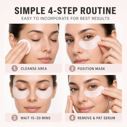 IaramI Aurova Beauty Eye Mask with Bio-Collagen Peptide Complex & Vitamin C – 12 Pieces