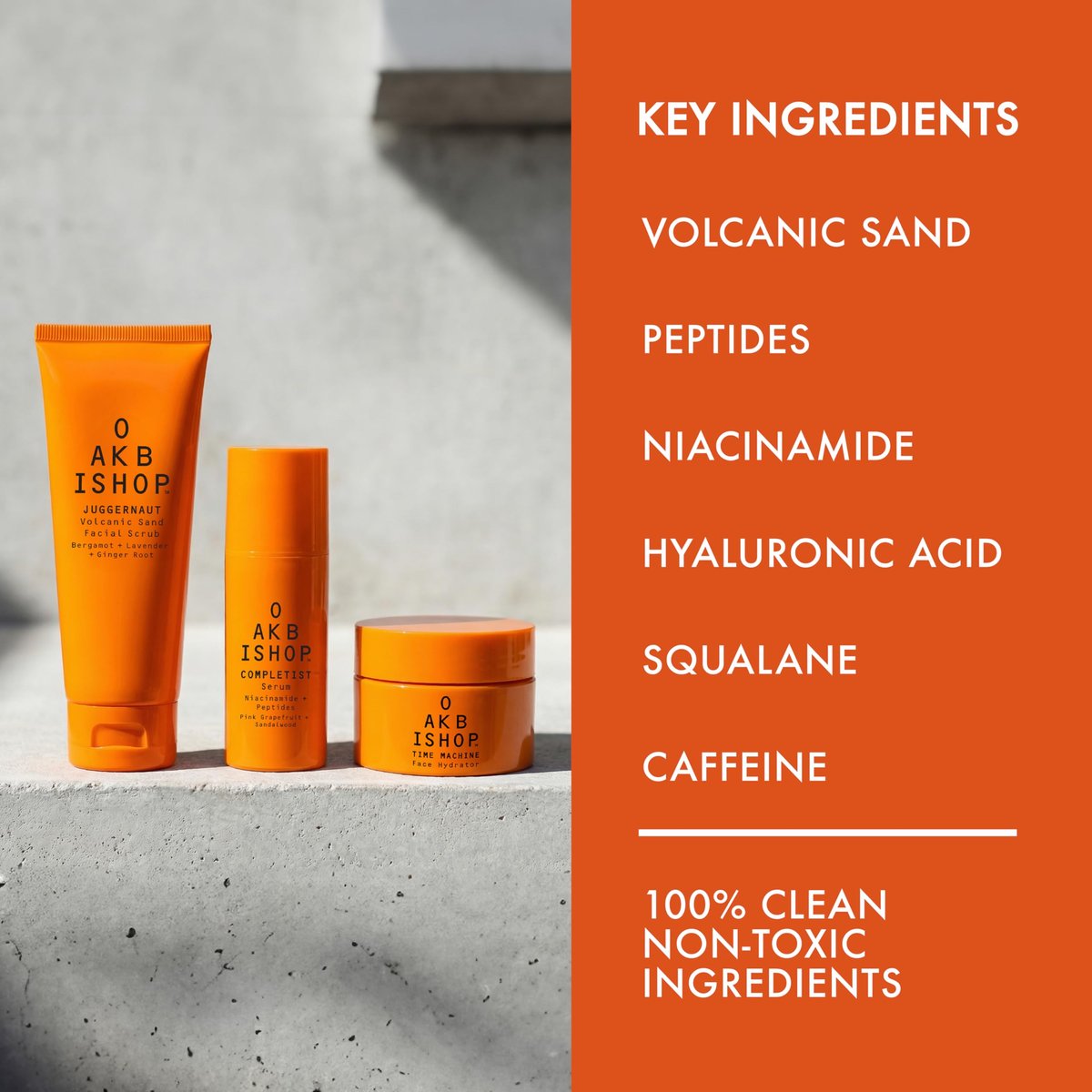 Oak Bishop Men’s Anti Aging Skincare Set – 3 Step Routine with Volcanic Face Scrub, Peptide Serum & Face Moisturizer for Smooth, Hydrated Skin – Made in USA - görsel 9