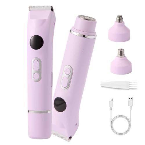 Bikini Trimmer for Women – 4-in-1 Electric Shaver with LED Light, Wet & Dry Use, 90 Mins Runtime for Face, Body & Intimate Areas - görsel 2