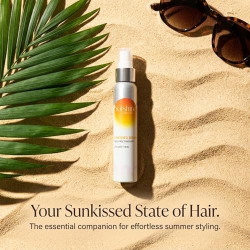 Solshine Hair Sunkissed Serum – Lightweight White Serum for Natural Sun-Kissed Highlights, 4 Fl Oz - görsel 10