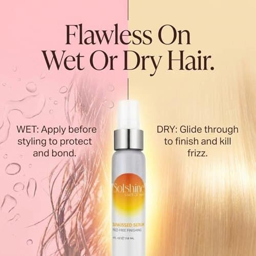 Solshine Hair Sunkissed Serum – Lightweight White Serum for Natural Sun-Kissed Highlights, 4 Fl Oz - görsel 8
