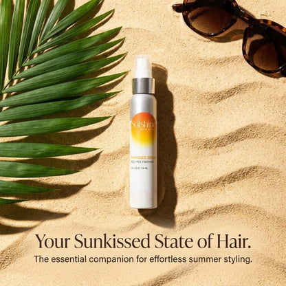 Solshine Hair Sunkissed Serum – Lightweight White Serum for Natural Sun-Kissed Highlights, 4 Fl Oz